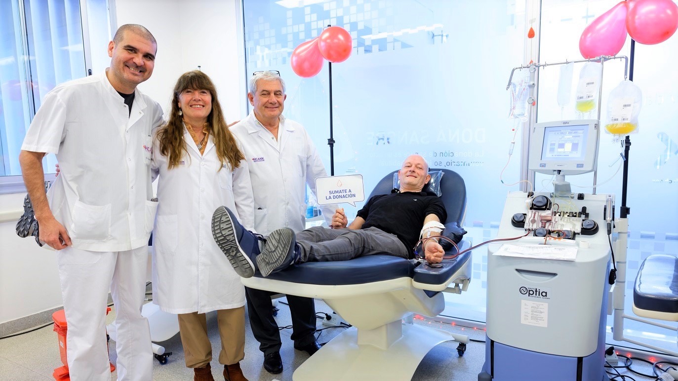 EL HOSPITAL CUENCA ALTA REALIZÓ SU PRIMERA DONACIÓN DE PLAQUETAS POR AFÉRESIS