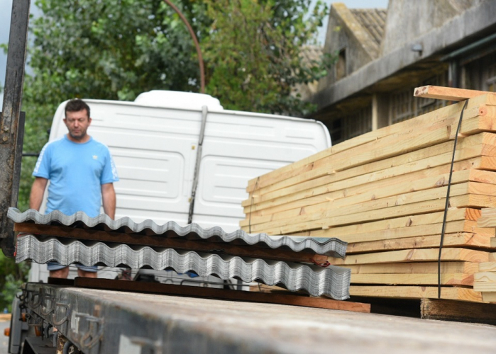 LA PROVINCIA ASISTE A MUNICIPIOS AFECTADOS POR EL TEMPORAL DE LLUVIA Y VIENTO