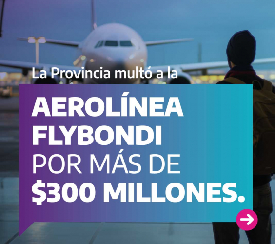 LA PBA MULTÓ A FLYBONDI POR MÁS DE $300 MILLONES DEBIDO A VUELOS CANCELADOS