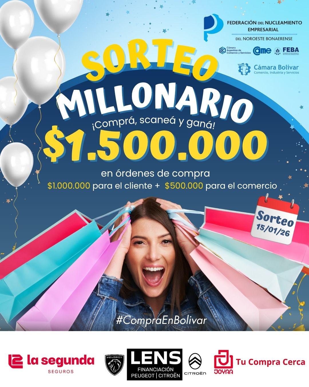 LANZAMIENTO DEL “SORTEO MILLONARIO” DEL NUCLEAMIENTO DEL NORESTE BONAERENSE