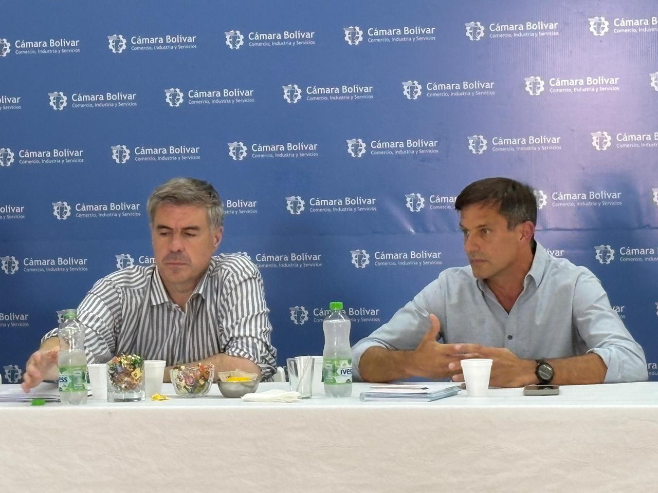 EN INTENDENTE BUCCA MANTUVO UN ENCUENTRO CON LA CÁMARA COMERCIAL DE BOLÍVAR